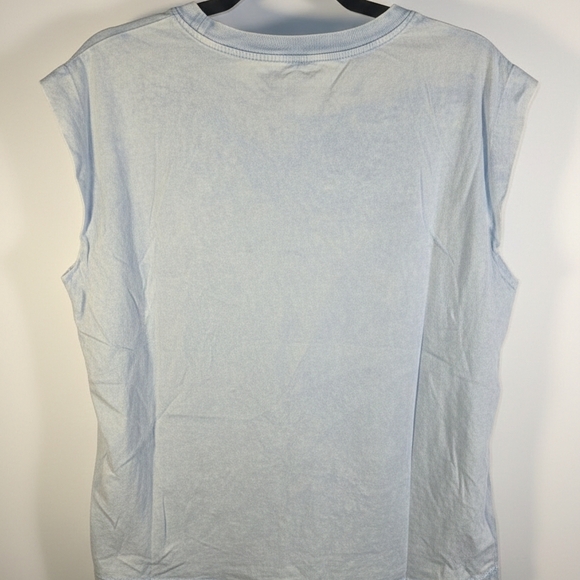 Light Blue Sleeveless Top - Picture 2 of 4
